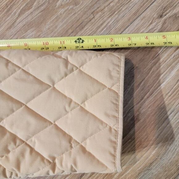 1 Madison Chore Jacket Women's Quilted Tan Sz Large Light Puffer Pockets - Picture 5 of 9